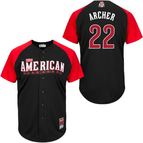 American League Authentic #22 Archer 2015 All-Star Stitched Jersey
